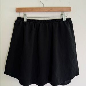 Isabel Marant Black Circle Skirt with Elastic Waist